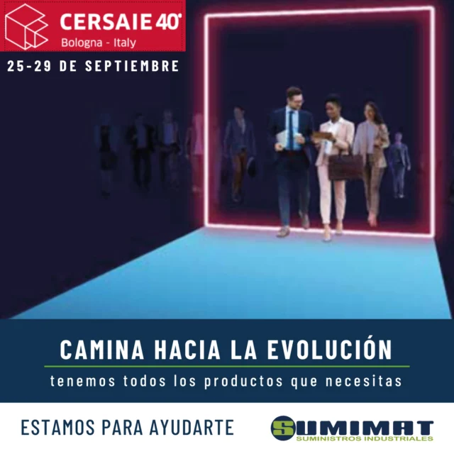📣ANTICÍPATE  y PREPÁRATE hacia CERSAIE 2023
TENEMOS TODO LO QUE NECESITAS
👉🏻Descárgate nuestro catálogo aquí ➡️ https://bit.ly/3y9DlG4
Y solicítanos presupuesto!
📞Llámanos al 964 10 09 02 o 📩 escríbenos un mail sumimat@sumimat.com
¡Estamos para ayudarte!
#cersaie2023 #sumimat #suministrosindustriales