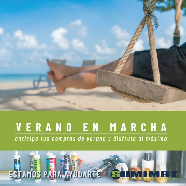 🌞 TIEMPO DE VACACIONES!🌴
Haz tus compras con anticipación y asegúrate de disfrutar al máximo.
Queremos que te vayas tranquil@ de vacaciones y que no te falte de nada.
👉Pedidos por whatsapp 964 10 09 02 o por mail en sumimat@sumimat.com
Descarga aquí nuestro catálogo: https://bit.ly/3y9DlG4
🆘 Tenemos abierto todo el verano.
#suministrosindustriales #verano2023 #sumimat #verano23